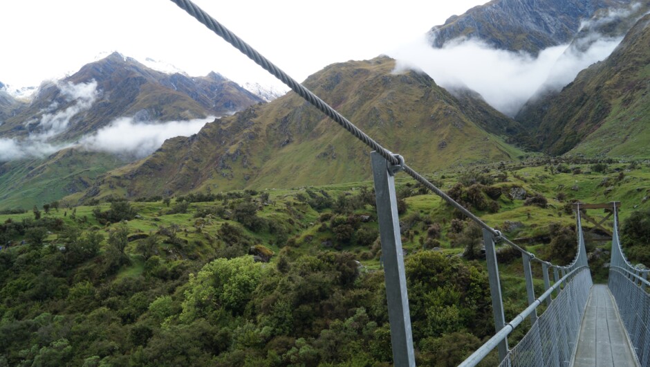 Heading into Mt Aspiring National Park