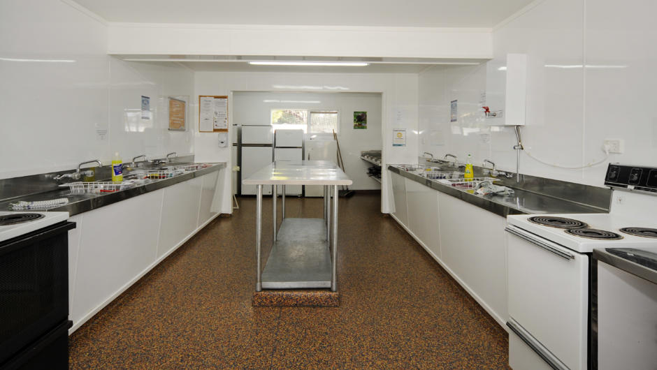 Free use of our spacious, modern Camp Kitchen for all guests.