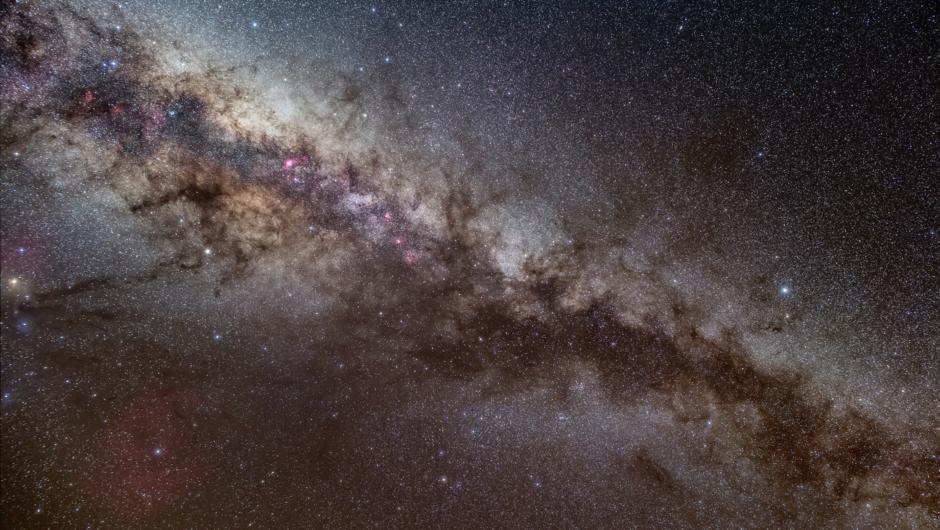 The Milky Way is easily view-able overhead.