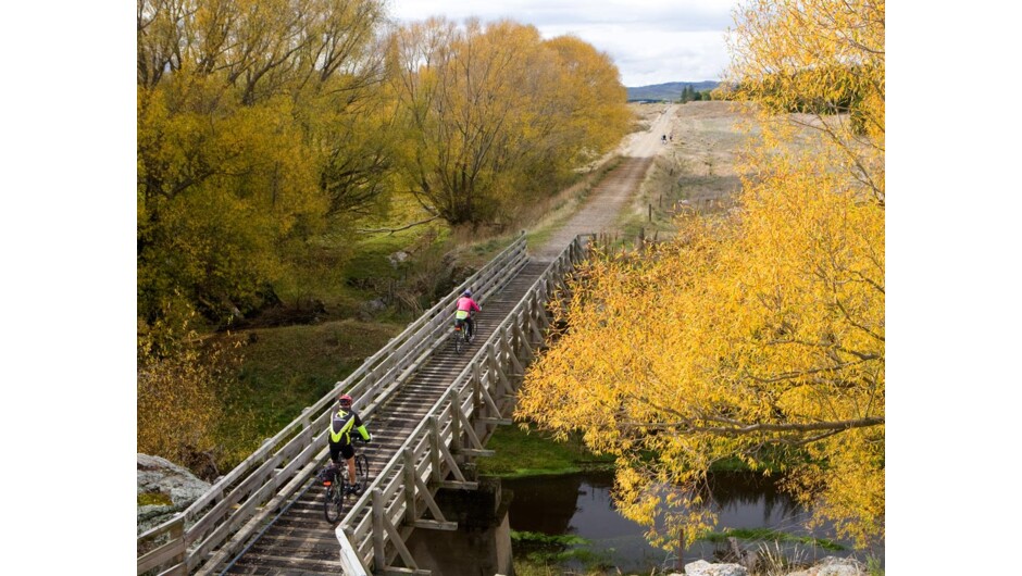 Cycling along the Otago Rail Trail with Adventure South