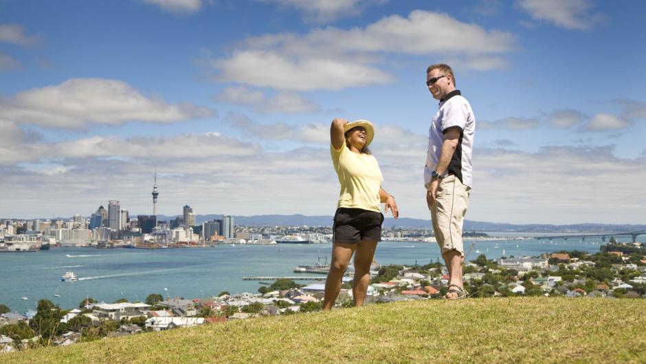 See Auckland's beautiful skyline from a dormant volcano on TIME Unlimited Tours