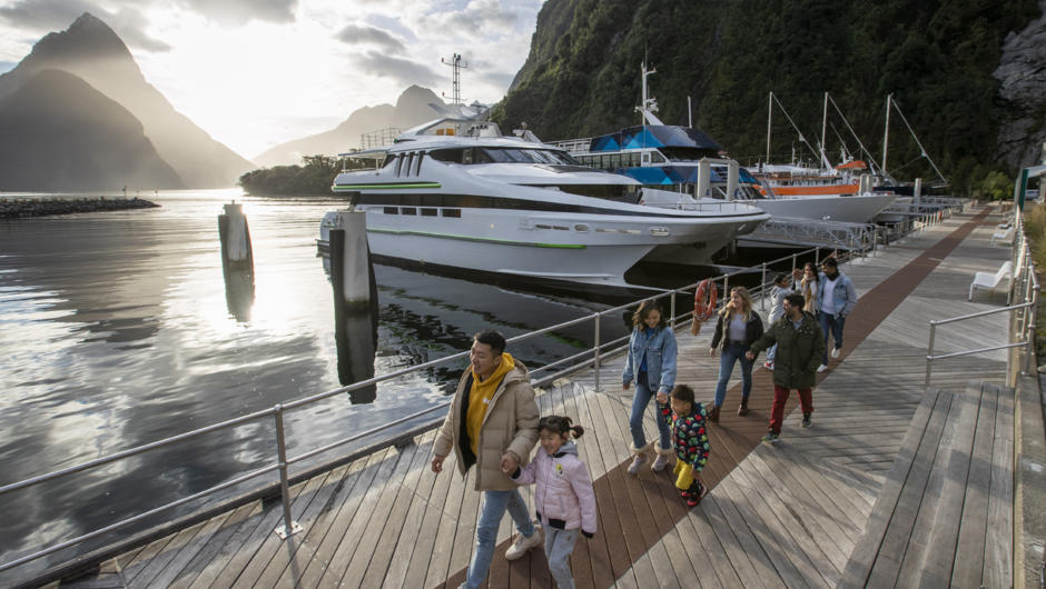 End your cruise in Milford Sound