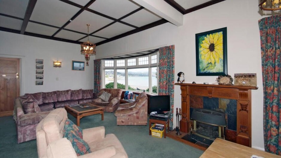 Enjoy the restful lounge with huge seaviews