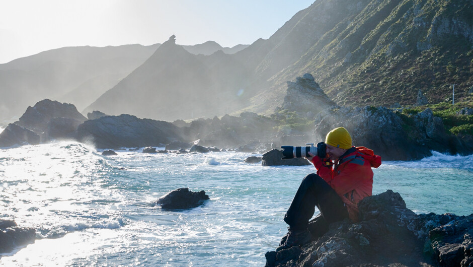 Capturing the Wairarapa's wild coastline just outsind Wellington