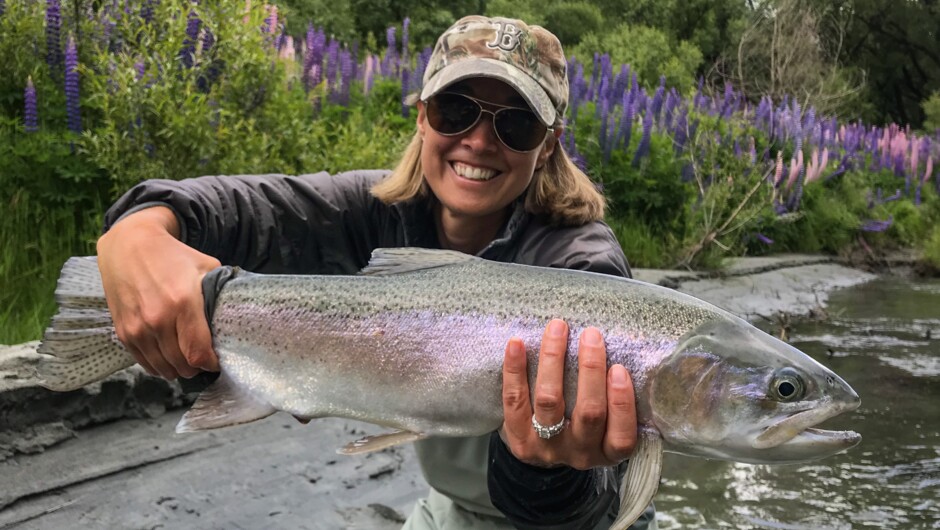 Fit rainbows in small streams