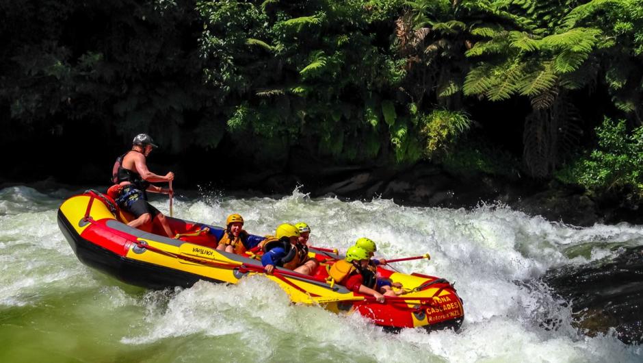 White Water River Rafting with Kaituna Cascades