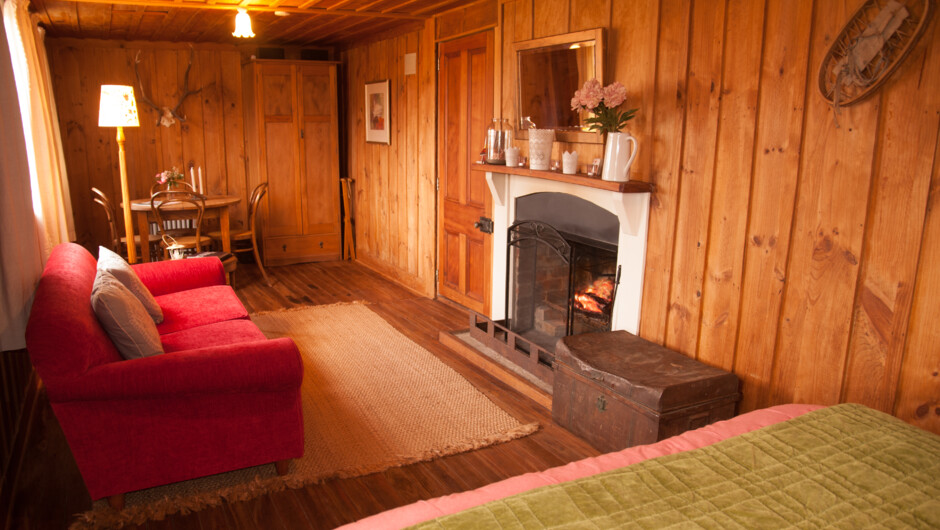 Stunning wooden features and open fire to enjoy, relax and romance within.