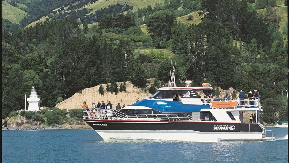 Akaroa HC Boat & lighthouse