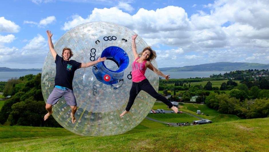 OGO - roll downhill in a giant inflatable ball