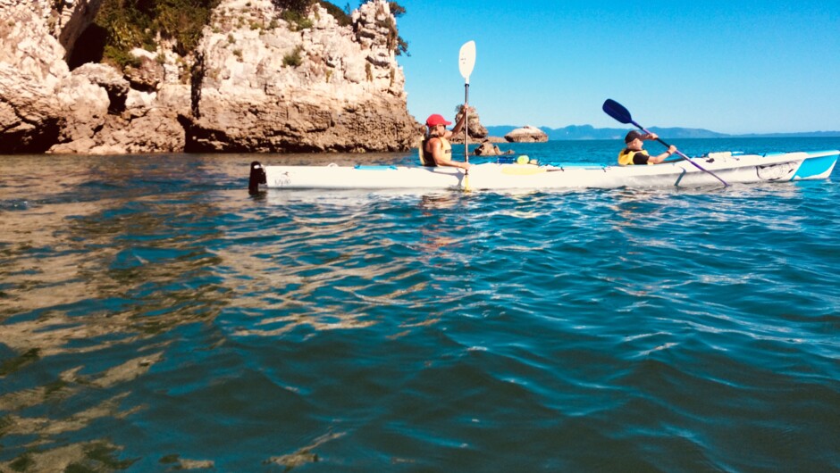 Kayaking in the magnificent Able Tasman National Park
