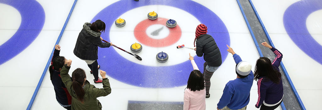 Curling is a great group activity for all ages and abilities.