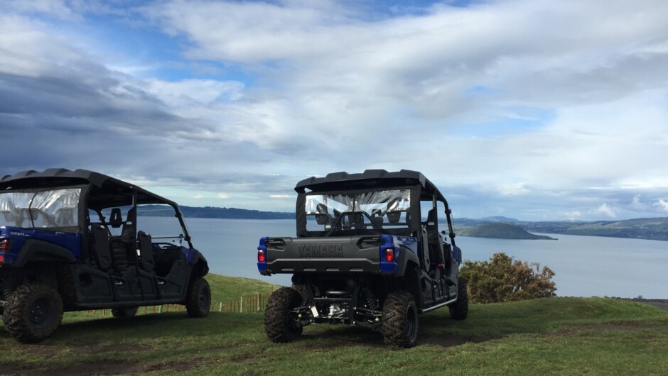 Overlooking the stunning Lake Rotorua