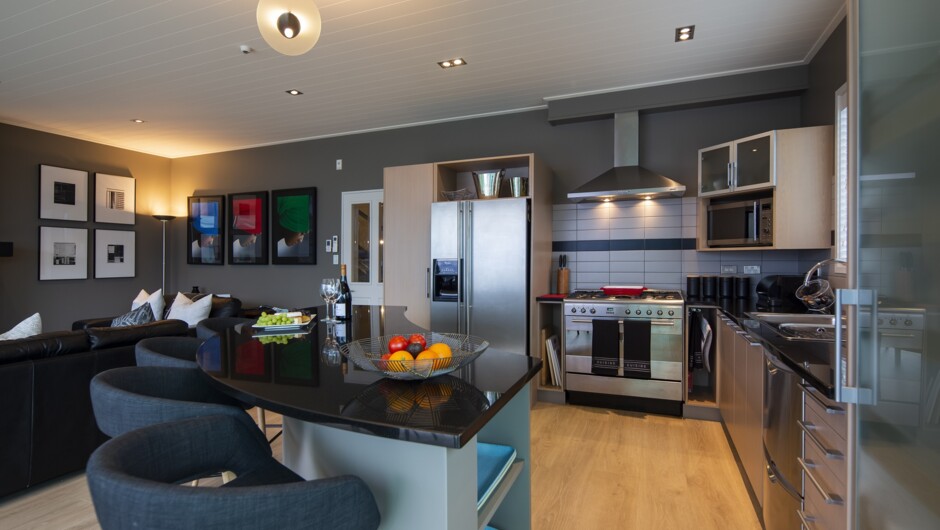 Well-equipped modern kitchen