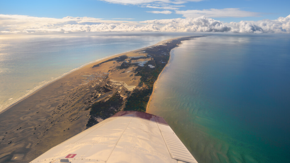 Farewell Spit scenic flight with Golden Bay Air