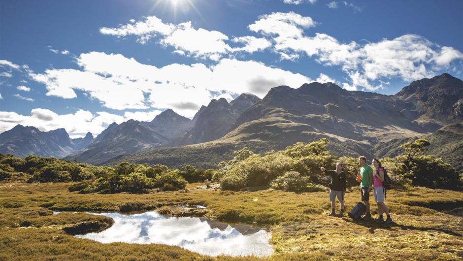 Explore the alpine tarns with a local guide.