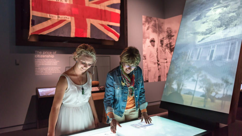 Museum of Waitangi - Interactive Screen