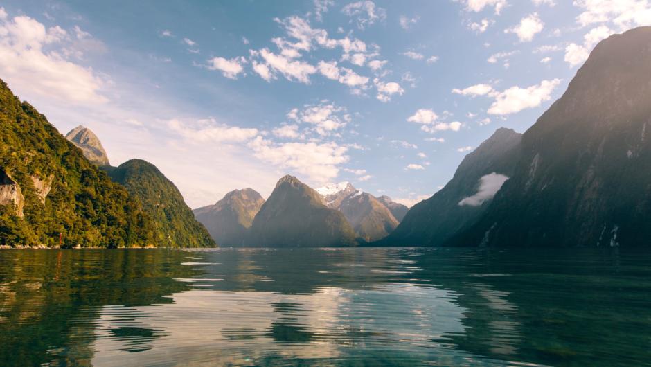The majestic waters of Milford Sound
