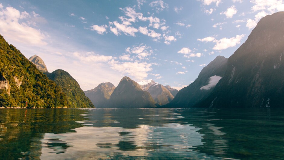 Die tiefe Stille des Milford Sounds.