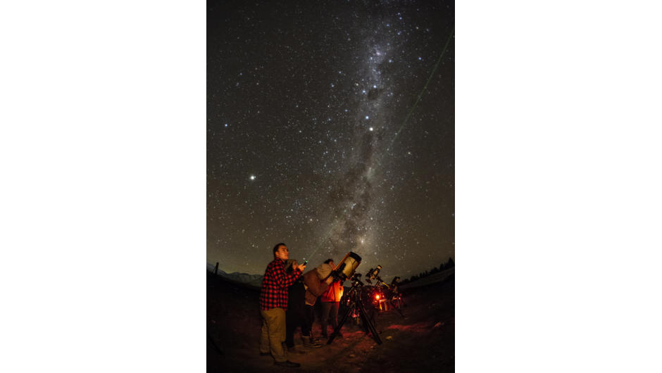 Enjoy small group tours & plenty of time looking through our 14" Celestron telescopes