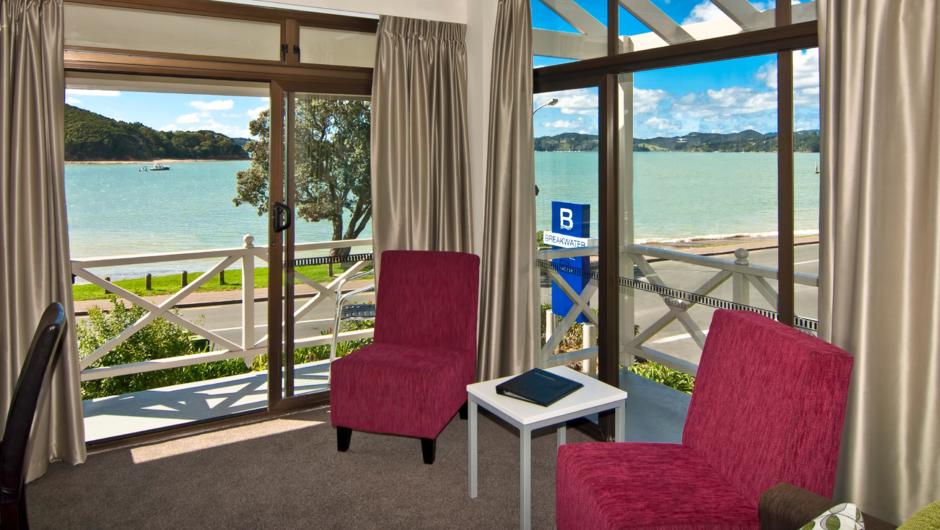 Spectacular views from Waterfront Suite