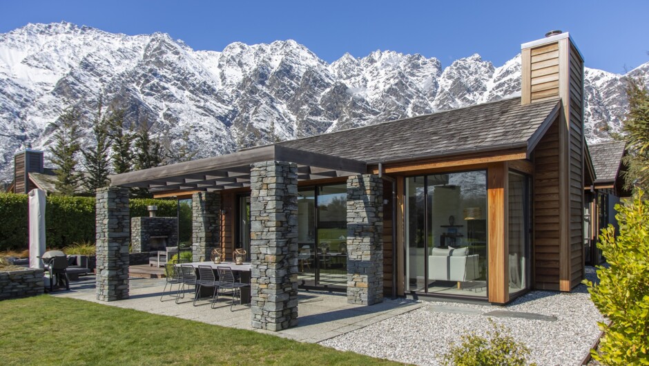 The famous Remarkables provide a striking backdrop