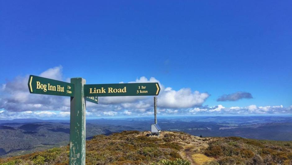 New Zealand walking tracks leading to 360 degree views