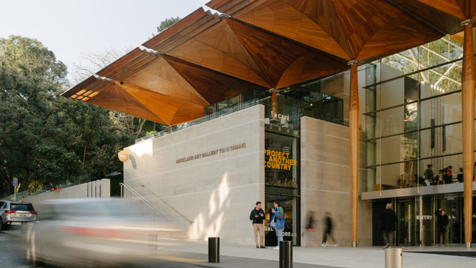 Auckland Art Gallery entrance