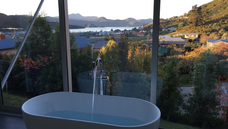 Bath with a view