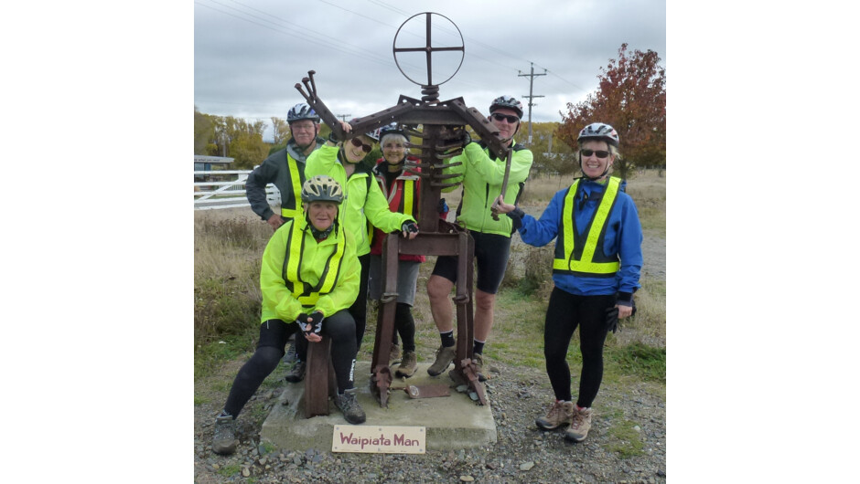 Fun with the group on the Otago Rail Trail