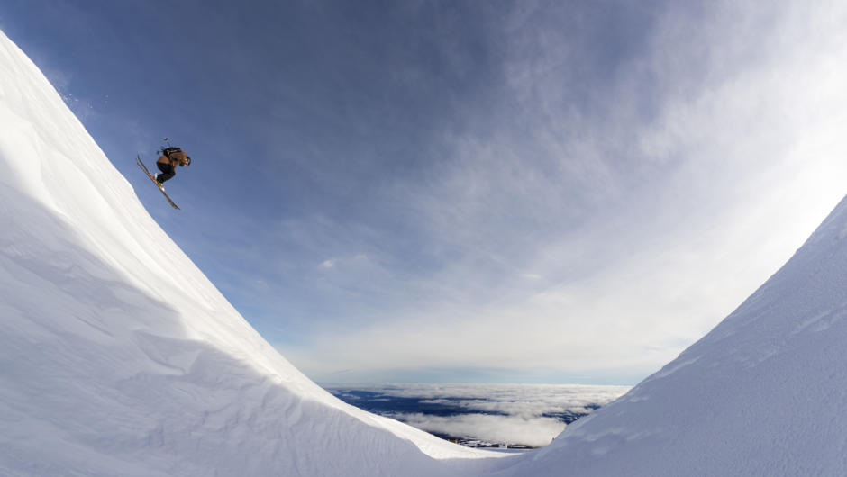 Turoa boasts NZ's longest vertical descent at 722m.