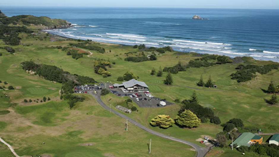Beach views from Muriwai Golf Club