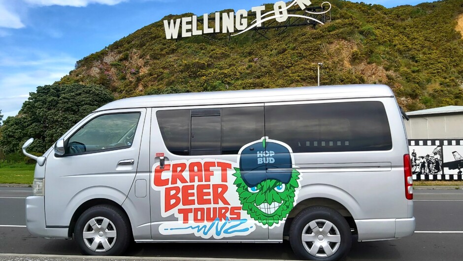 Enjoy comfortable transportation as your driven around some of Wellington's finest breweries.