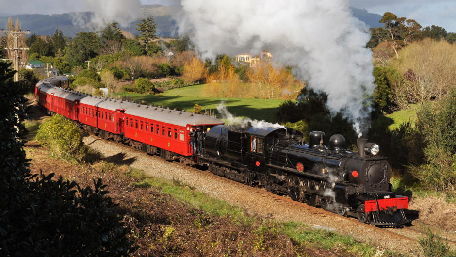 The Marlborough Flyer heritage steam train