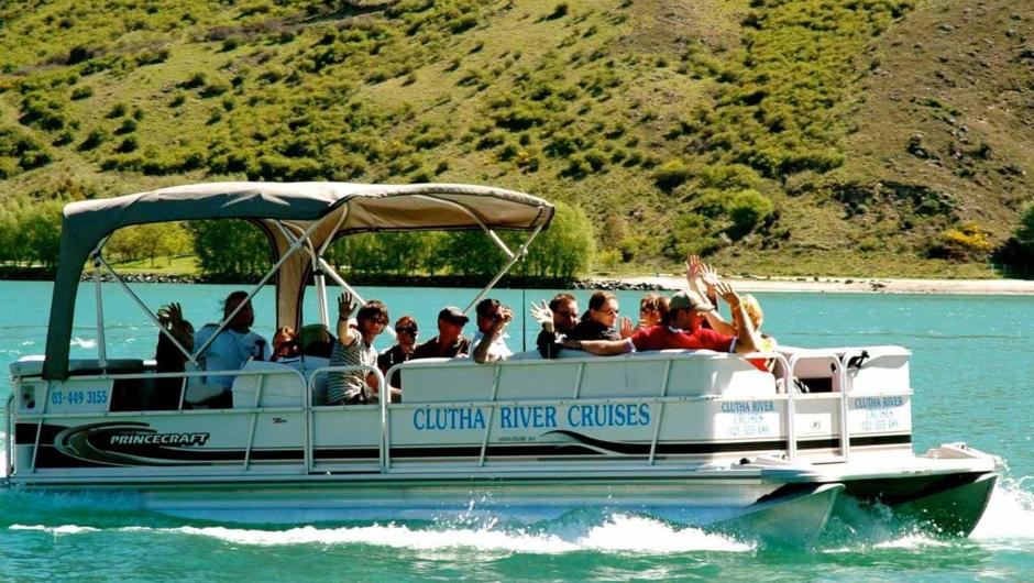 Having fun with Clutha River Cruises