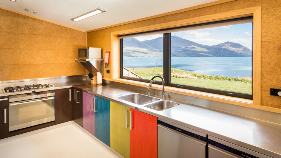 Kitchen with amazing view