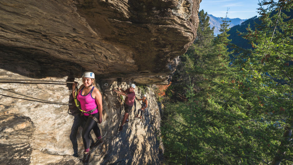 Reach areas normally only accessible to expert rock climbers