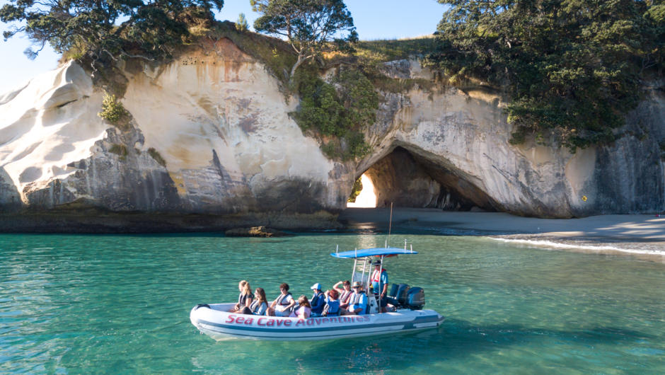 Visiting Cathedral cove