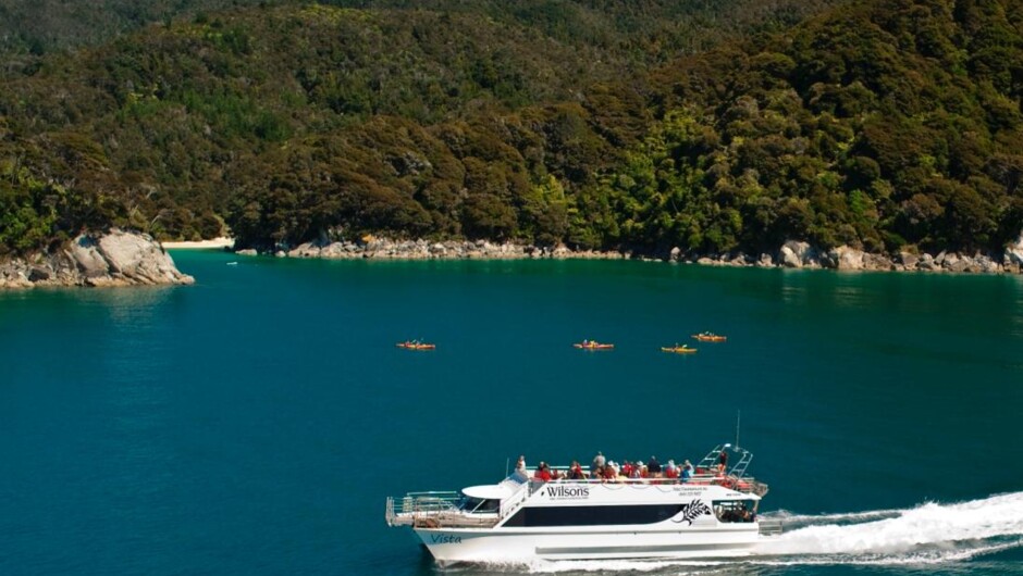 Speed, style and comfort on Wilsons Abel Tasman Vista Cruise