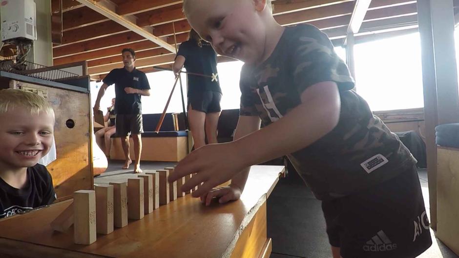 Plenty to keep the kids entertained aboard The Rock Overnight Cruise. Our crew are great at playing games with the kids while you enjoy relaxing or perhaps a spot of fishing