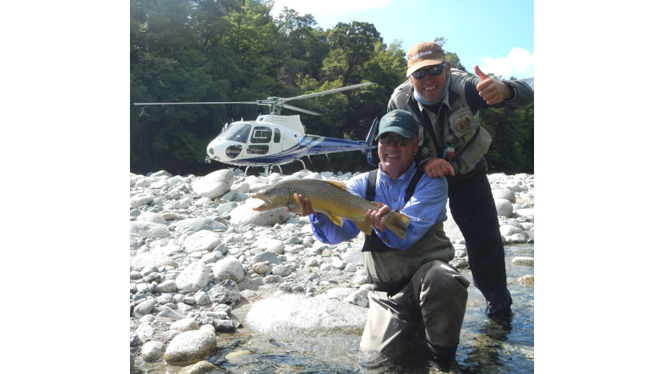 Heli fishing from Stonefly