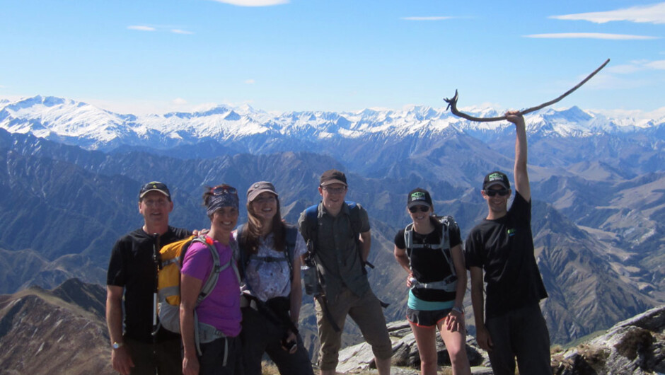 'Tui' group hiking Ben Lomond in Queenstown