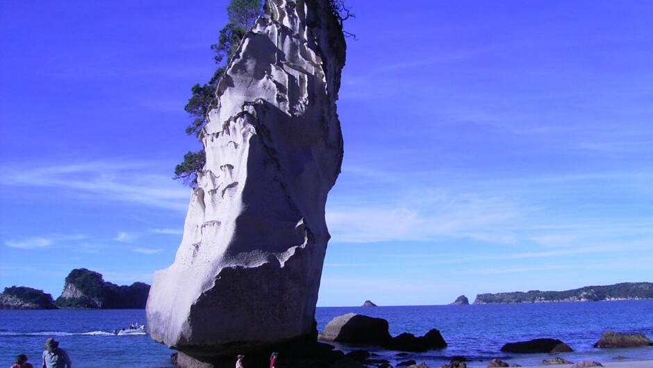 Snorkel in Gemstone Bay, on your way in to Cathedral Cove