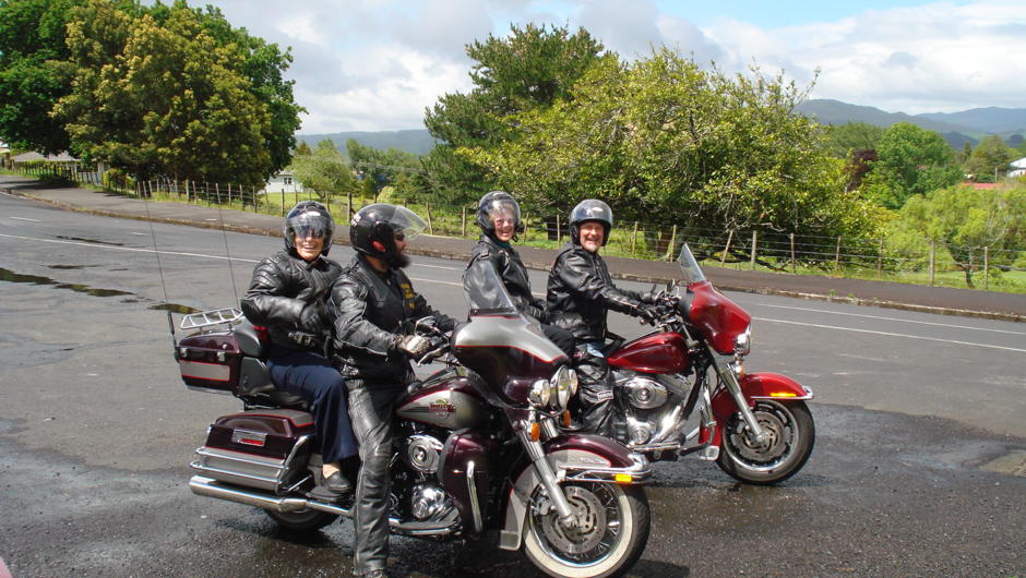 New Zealand is the perfect place to explore as a passenger on the back of a Harley.