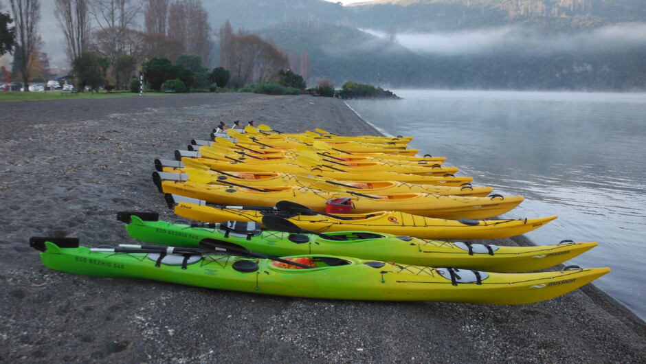 We have a wide range of equipment that you’re able to hire such as kayaks, stand up paddle boards (SUP), mountain bikes and bike racks.