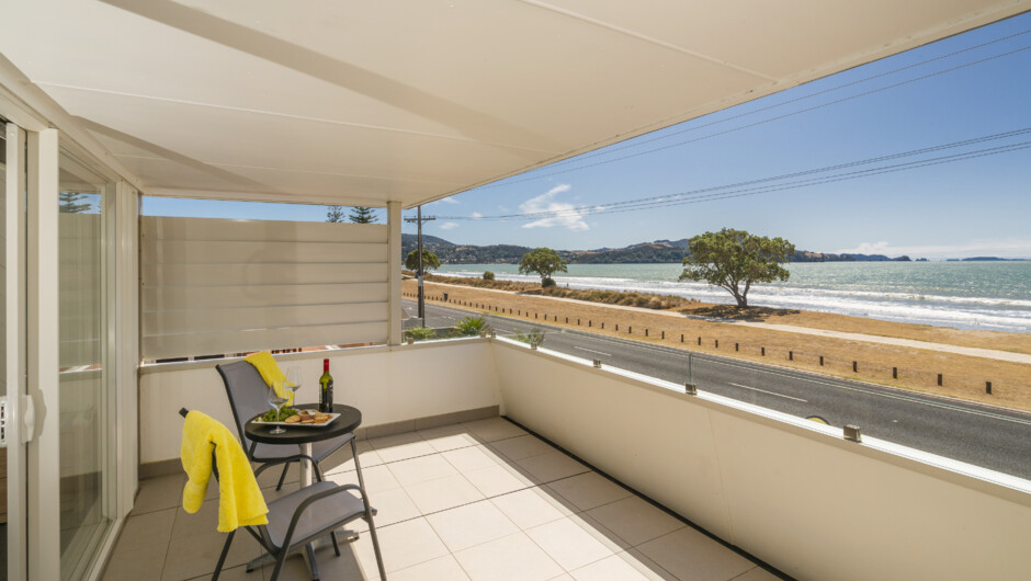 View the magnificent Mercury Bay from the Executive suite's private deck