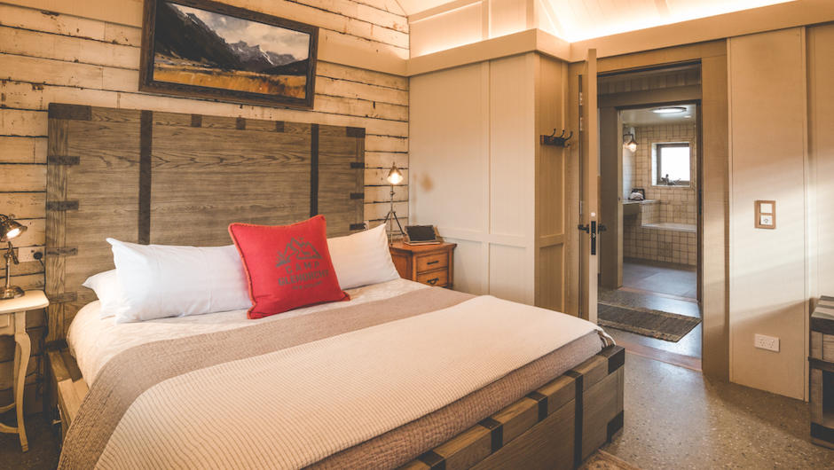Premium Eco-cabin bedroom interior