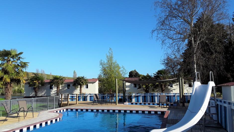Heated Outdoor Swimming Pool - with a toddler pool