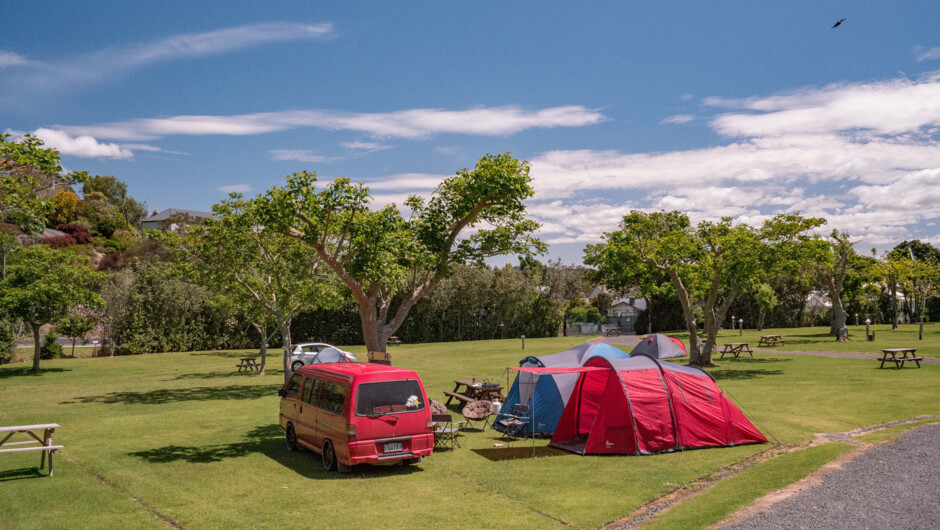 Powered camping sites