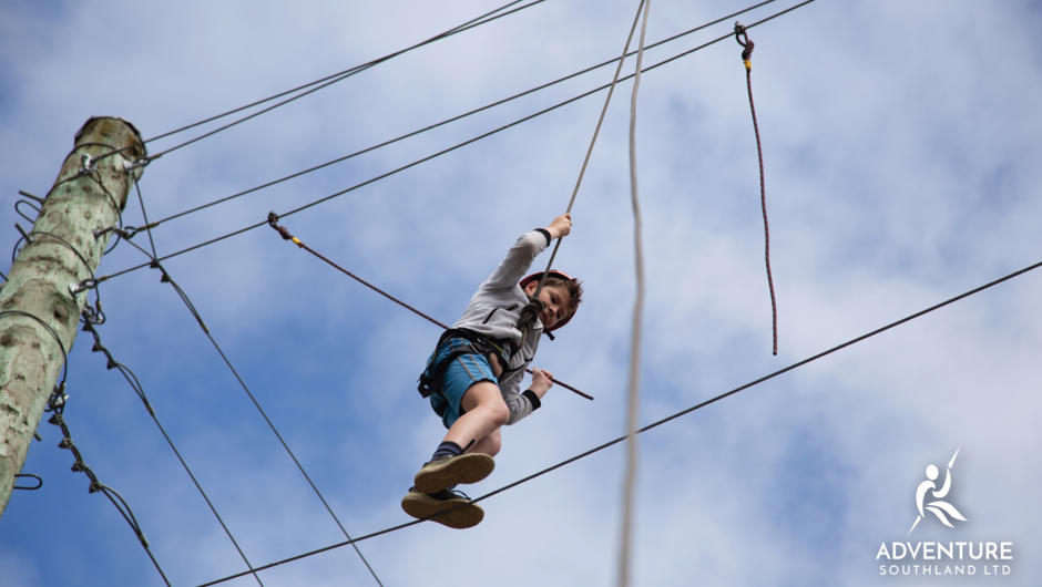 Challenge Ropes Course at Adventure Southland