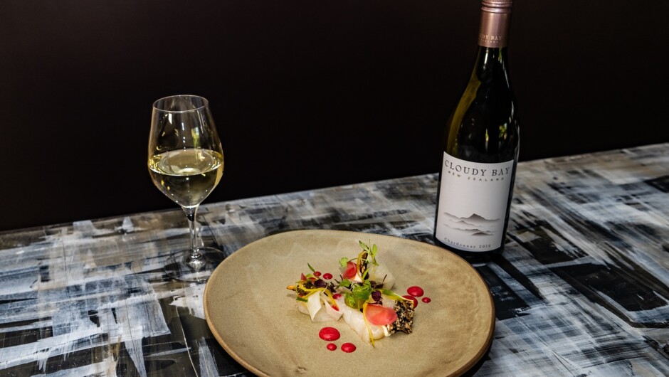 Food & Wine pairing for an Epicurean Lunch at the Cloudy Bay Shed